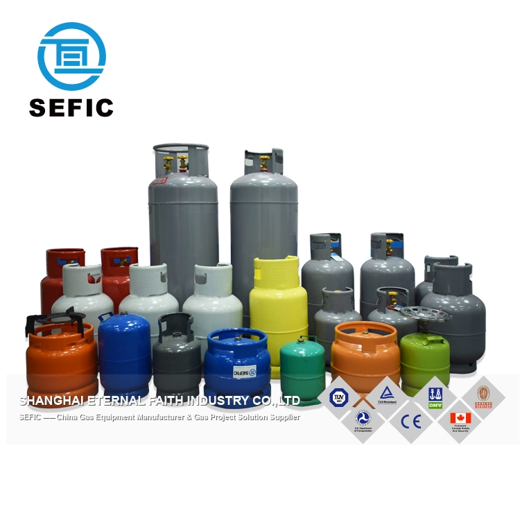 314mm Gas Sefic Packed by Pallets, Wrapped PVC Aluminum 12.5kg LPG Cylinder