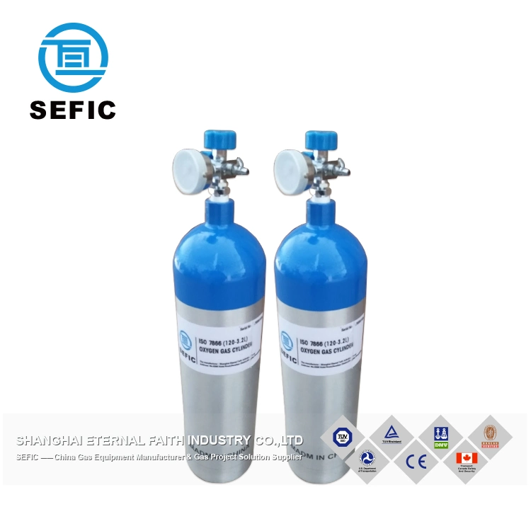 Made in China Aluminum Gas Cylinder Medical Oxygen Cylinder