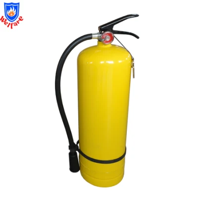 8kg Empty Fire Extinguisher Equipment Yellow Cylinder